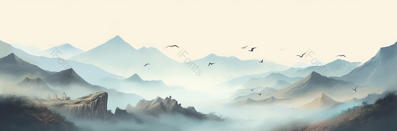 中国山河风采水墨画背景,插画/手绘图,插画/手绘图库,插画/手绘图下载,插画/手绘